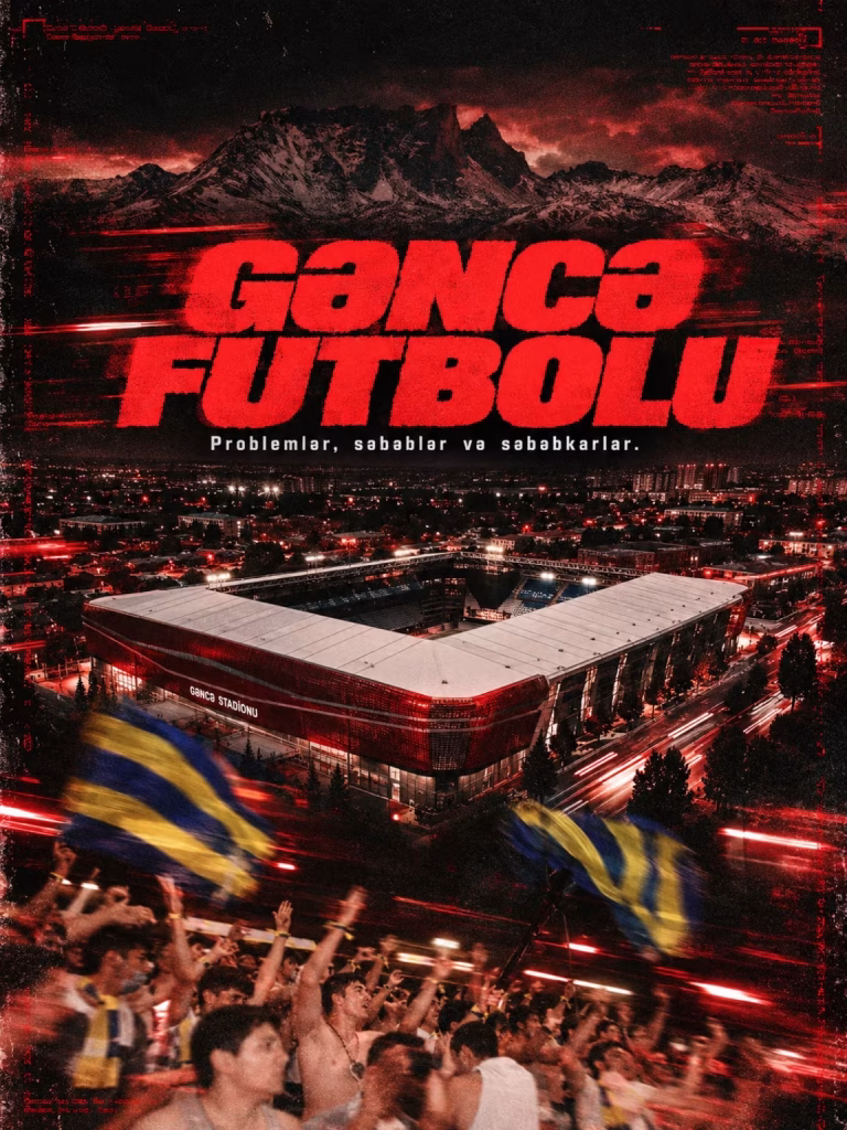 Gəncə Futbolu — Problemlər, səbəblər və səbəbkarlar. Qırmızı-qara afişa, Gəncə stadionu, dağlar və Kəpəz azarkeşləri.